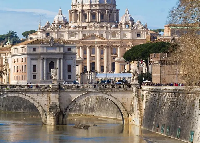 דירה Dimora Del Borgo, Terrace View In Vatican *